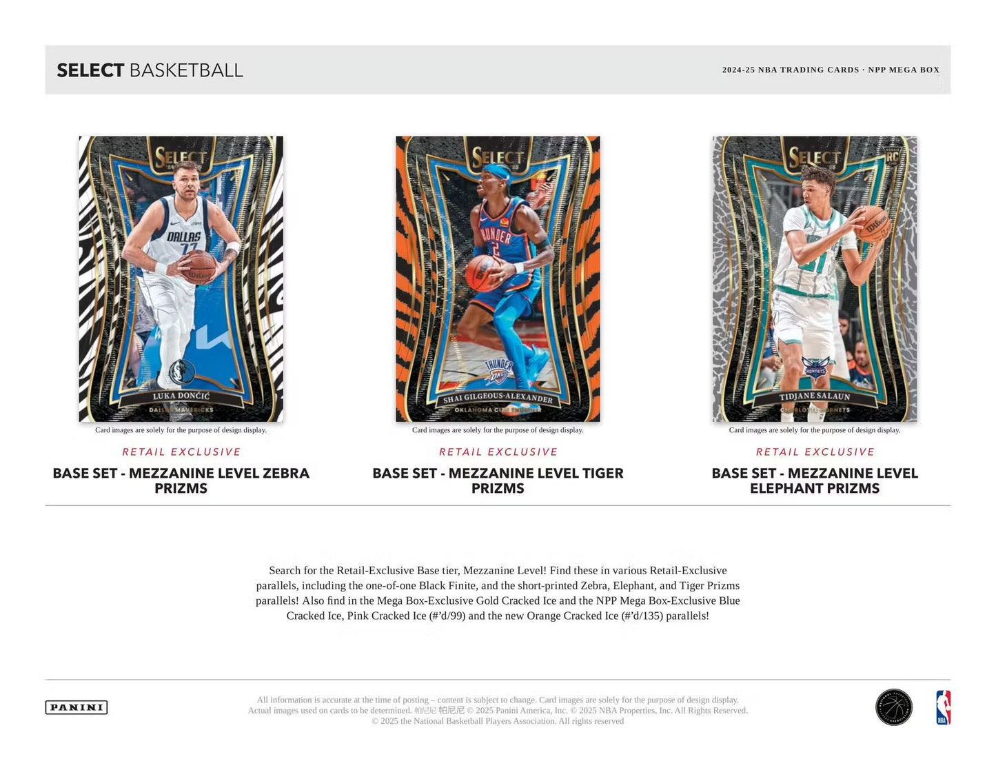 2024-25 Panini Select Basketball Mega Box