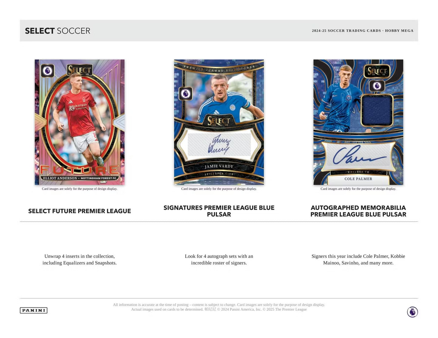 2024-25 Panini Select EPL Mega Box