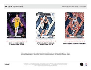 2024-25 Panini Mosaic Basketball International Box