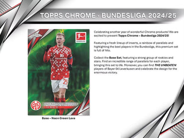 2024-25 Topps Chrome Bundesliga Blaster Box