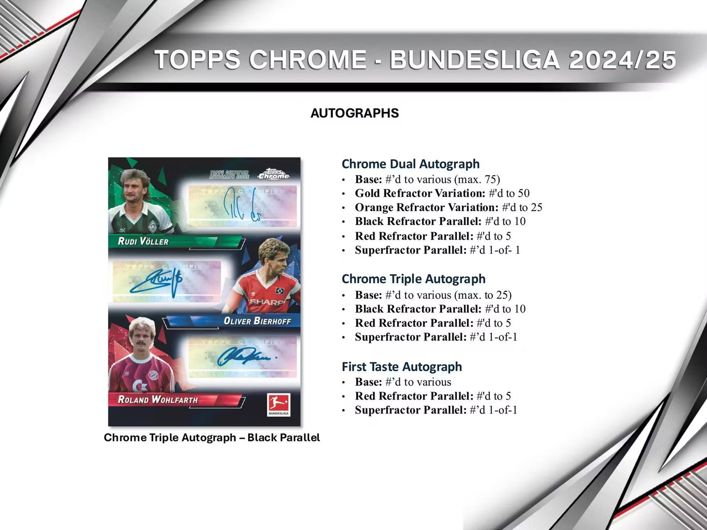 2024-25 Topps Chrome Bundesliga Blaster Box