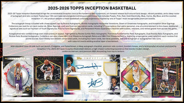 2025-26 Topps Inception Basketball Hobby Box
