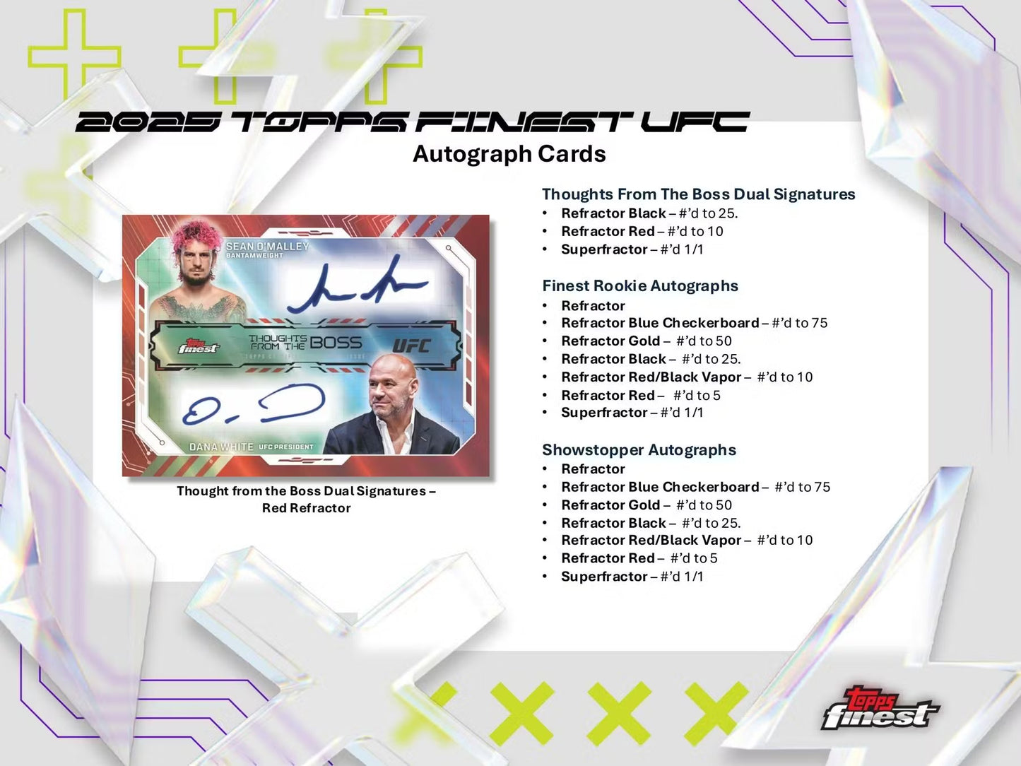 2025 Topps UFC Finest Hobby Box