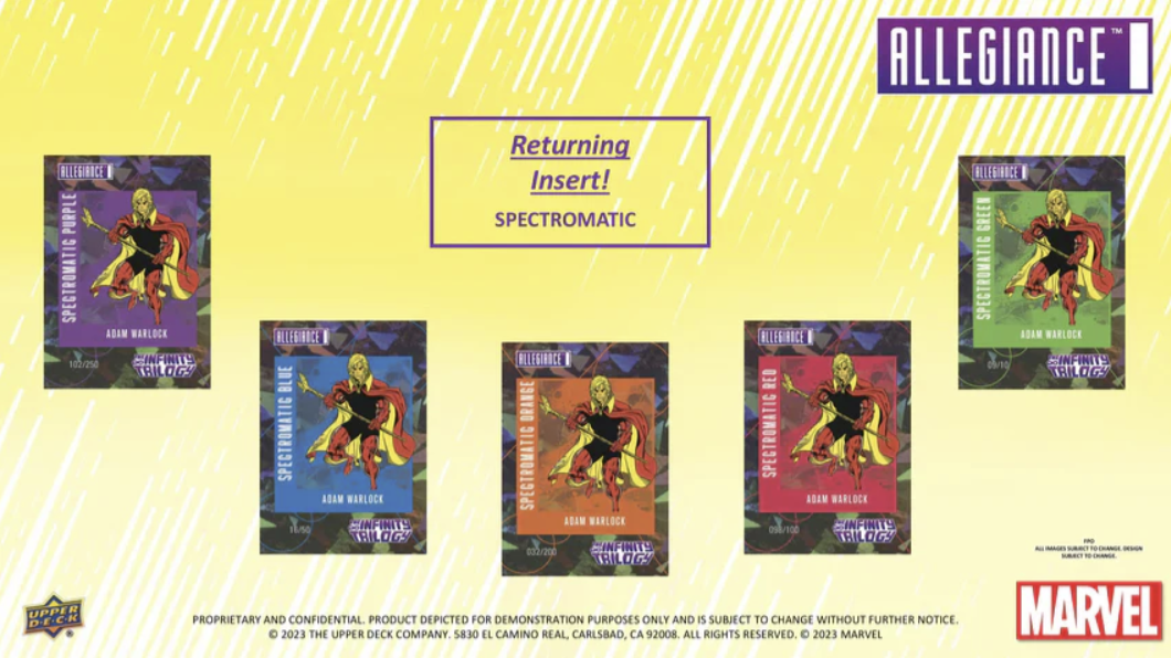 2023 Upper Deck Marvel Allegiance: The Infinity Trilogy Hobby Box