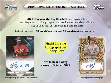 2023 Bowman Sterling Baseball Hobby