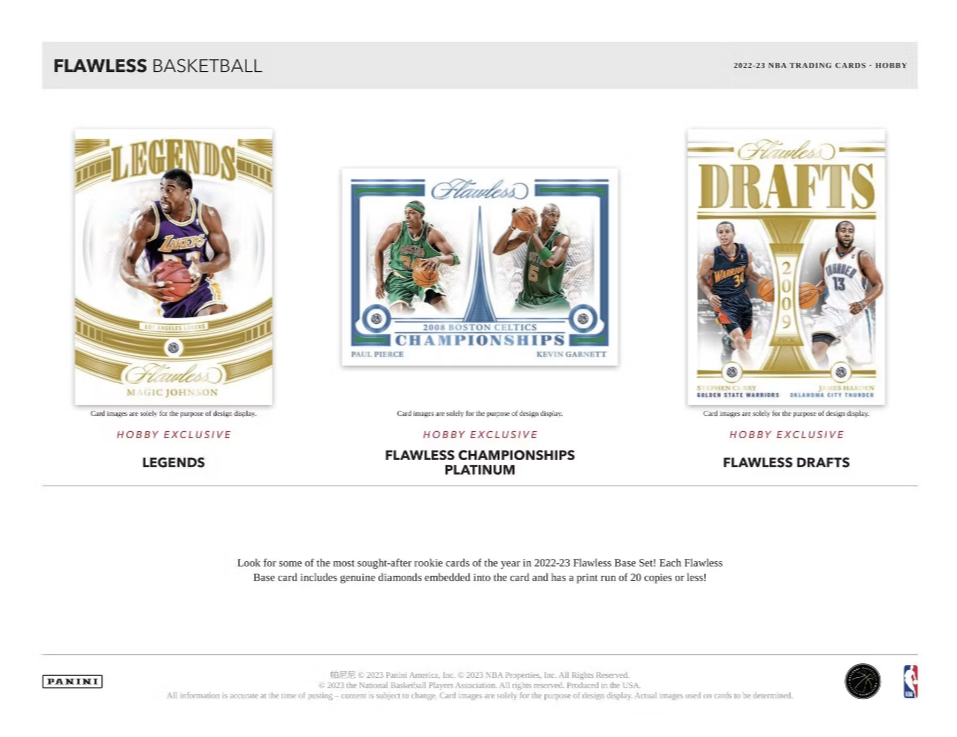 2022-23 Panini Flawless Basketball Hobby