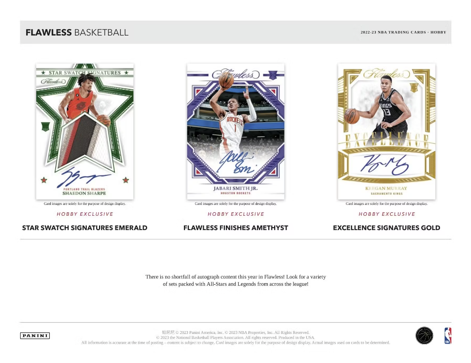 2022-23 Panini Flawless Basketball Hobby