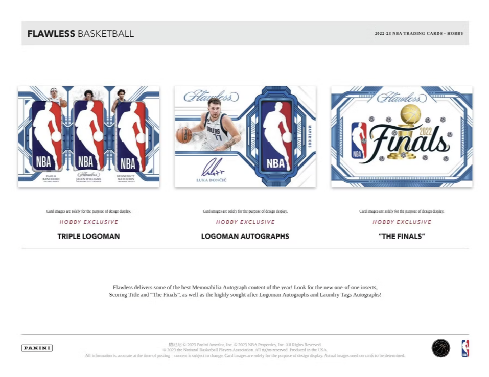 2022-23 Panini Flawless Basketball Hobby