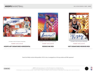2023-24 Panini Hoops Basketball Hobby