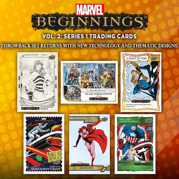 Marvel Beginnings Volume 2 Series 1 Trading Cards Box (Upper Deck)