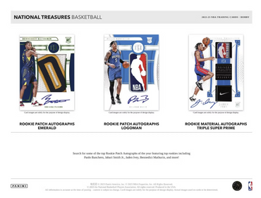 2022-23 Panini National Treasures Basketball Hobby