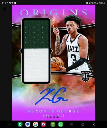 23-24 Panini Origins Basketball 1st Off The Line FOTL
