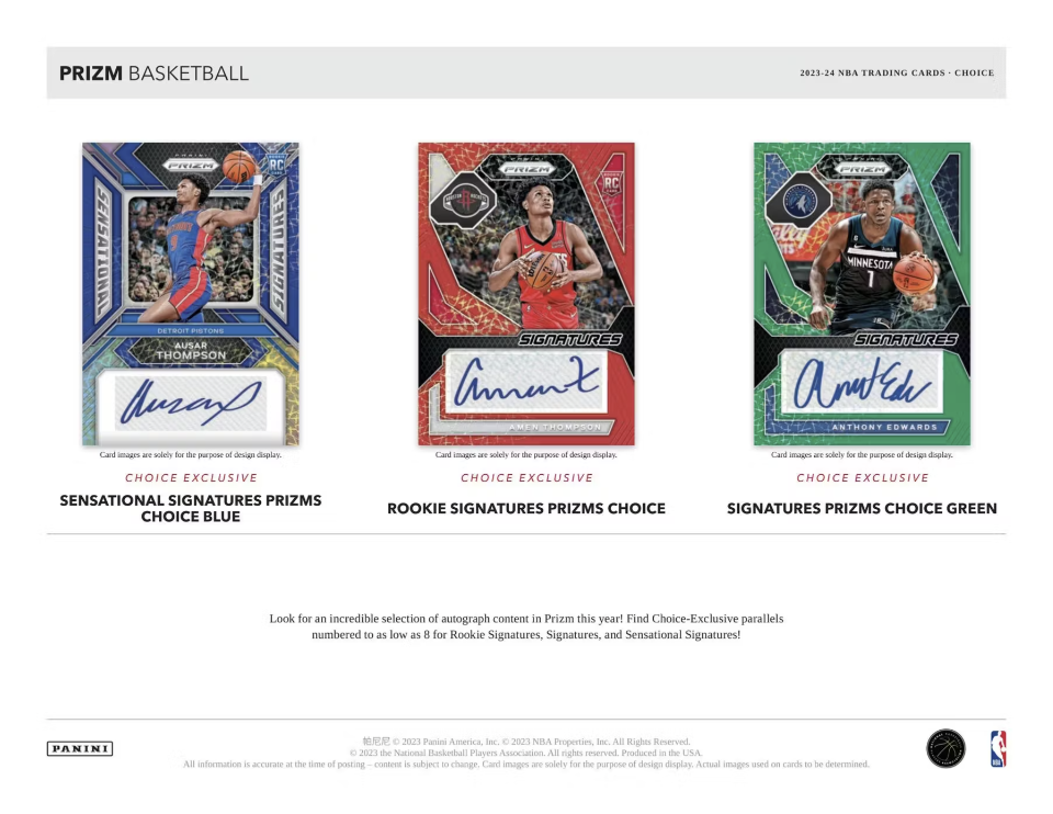 2023-24 Panini Prizm Basketball Choice Case