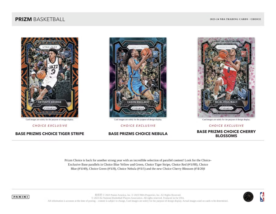 2023-24 Panini Prizm Basketball Choice Case