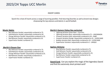 2023-24 Topps Chrome Merlin UEFA Blaster Box