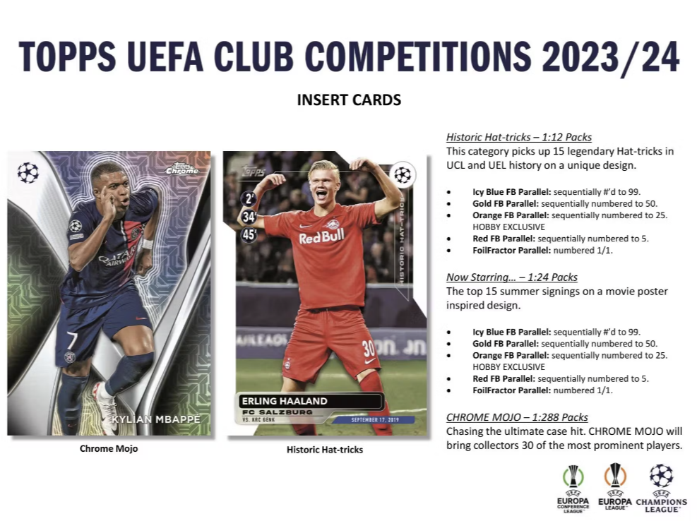 2023-24 Topps UEFA Club Competitions Soccer Hobby
