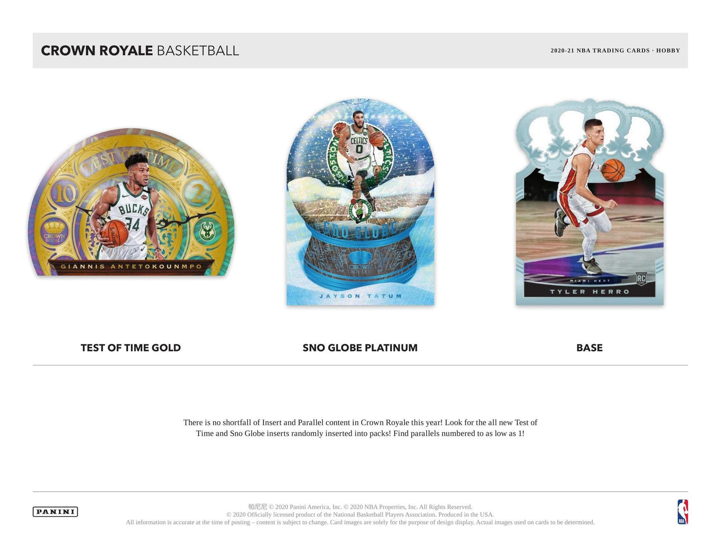2020-21 Panini Crown Royale Basketball Hobby