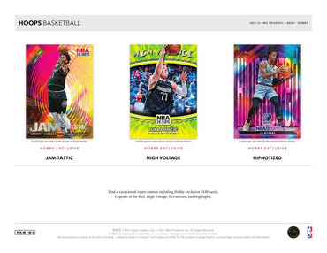 2021/22 Panini NBA Hoops Basketball Hobby 20 Box Case