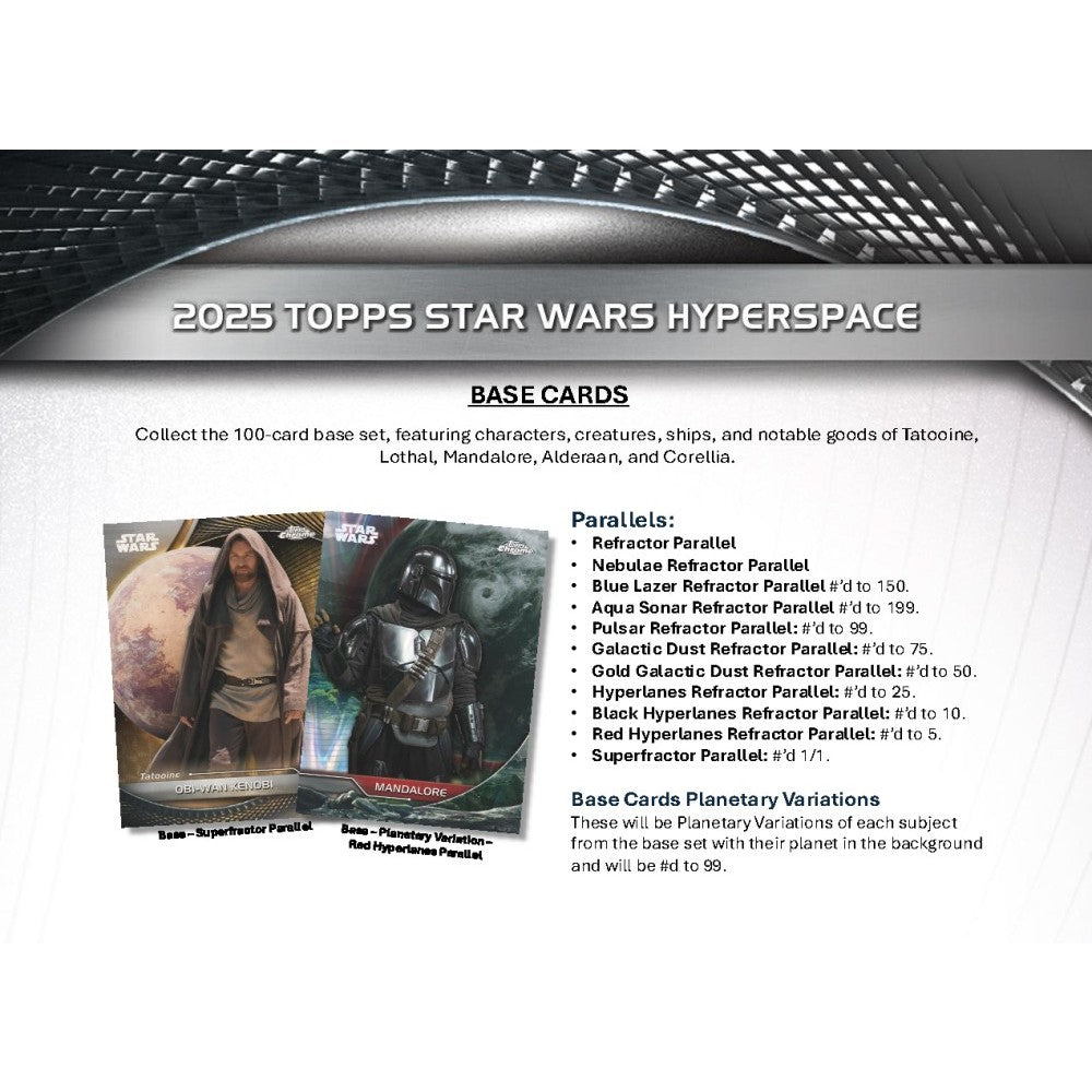 2025 Topps Star Wars Hyperspace Hobby Box