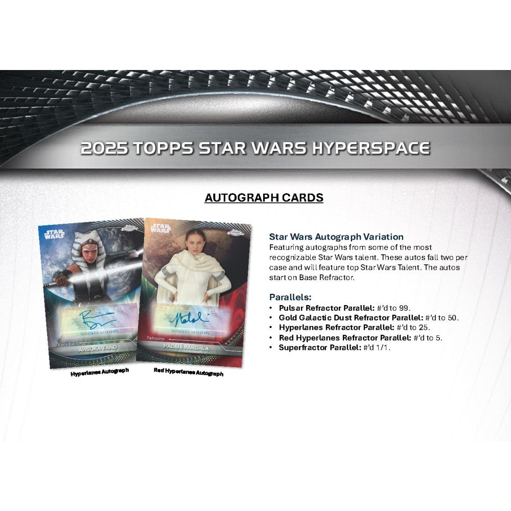 2025 Topps Star Wars Hyperspace Hobby Box