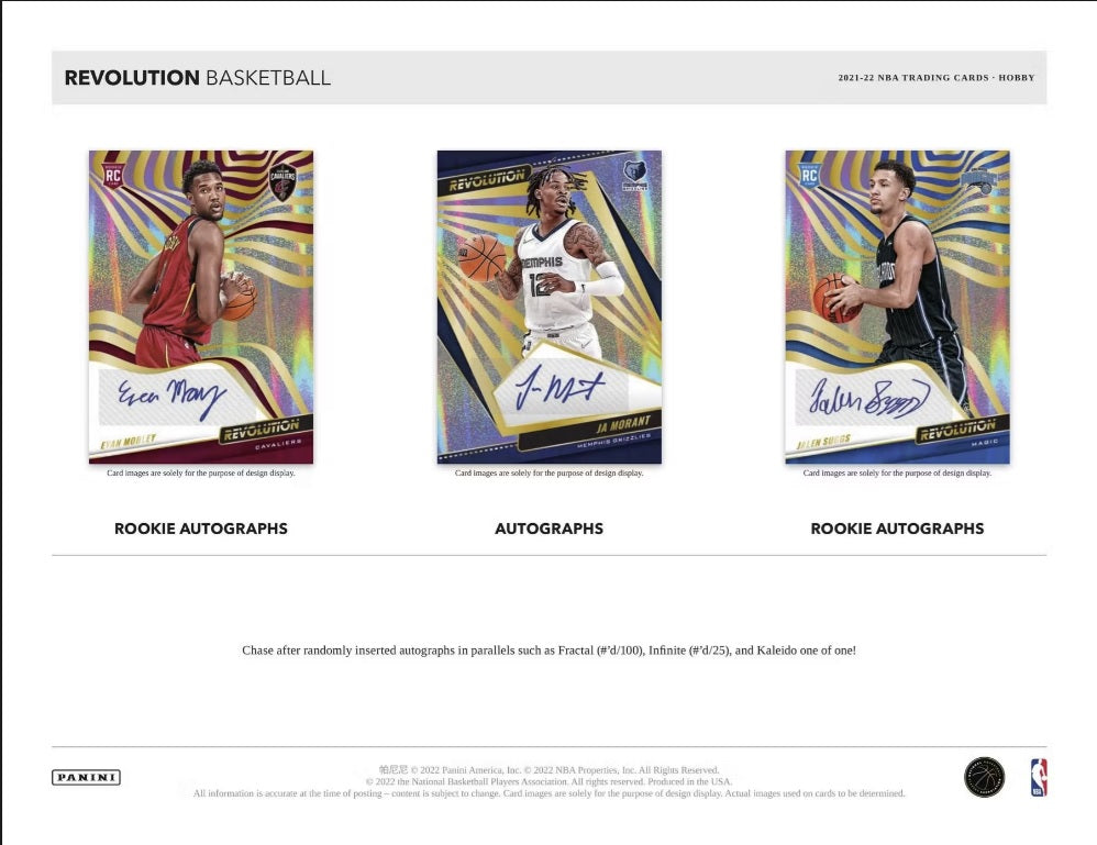 2021-22 Panini Revolution Basketball Hobby