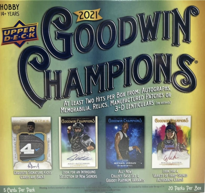 2021 Upper Deck Goodwin Champions Hobby Box