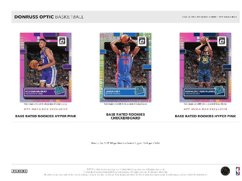 2022-23 Panini Donruss Optic Mega Basketball Box