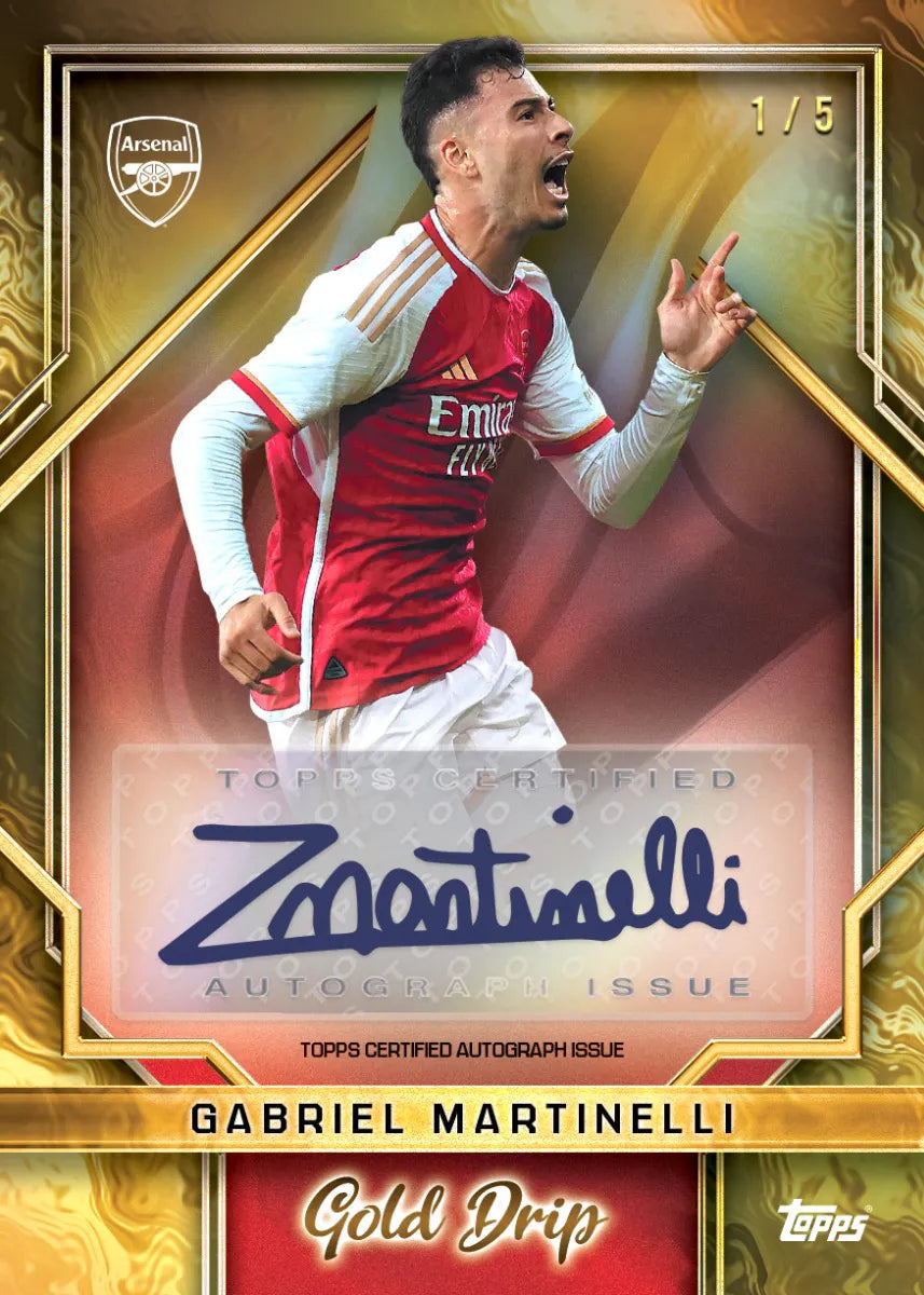 2023-24 Topps Arsenal FC Official Team Set