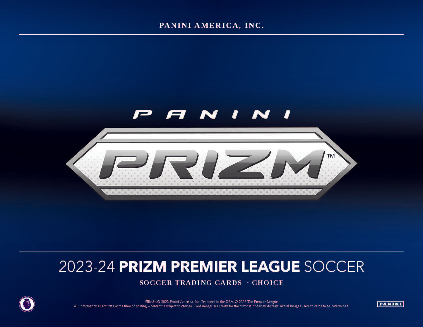 2023-24 Panini Prizm Choice English Premier League Soccer
