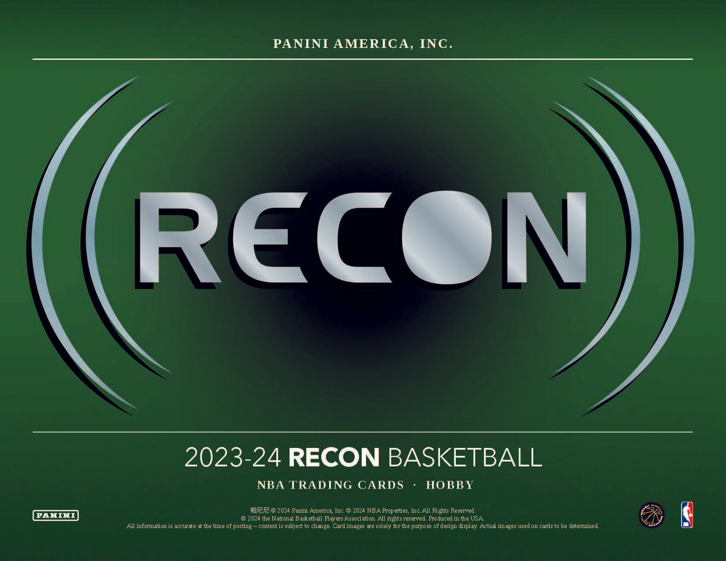 23-24 Panini Recon NBA Basketball Hobby