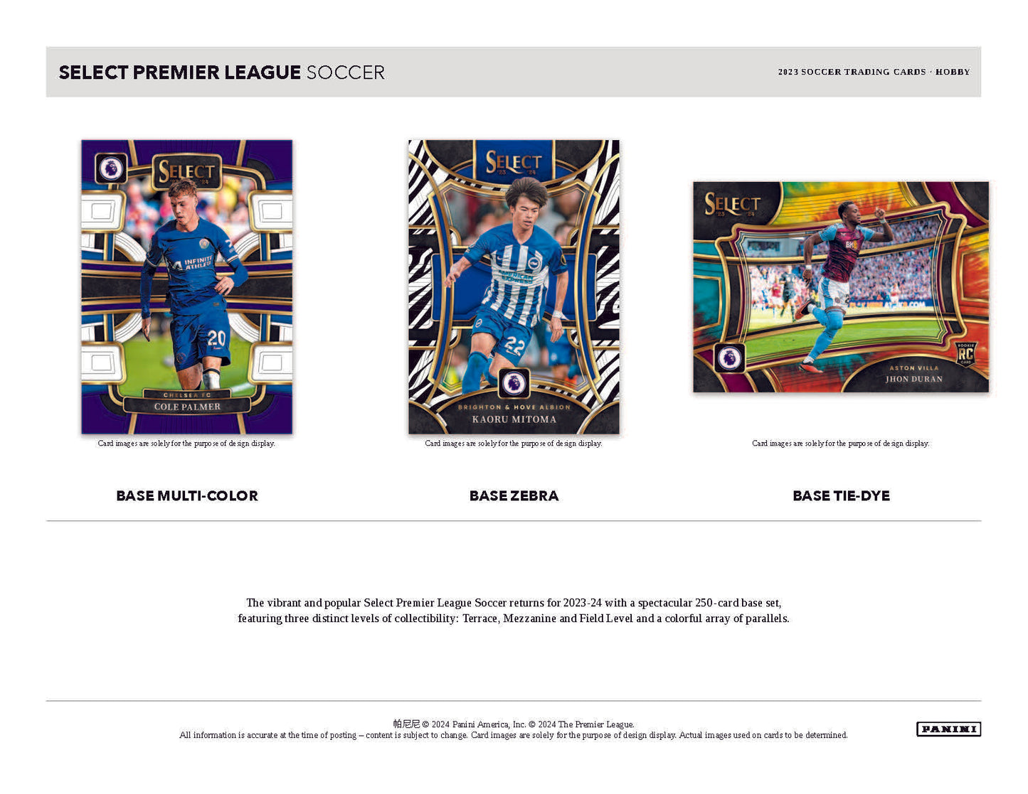 2023-24 Panini Select EPL Soccer Hobby