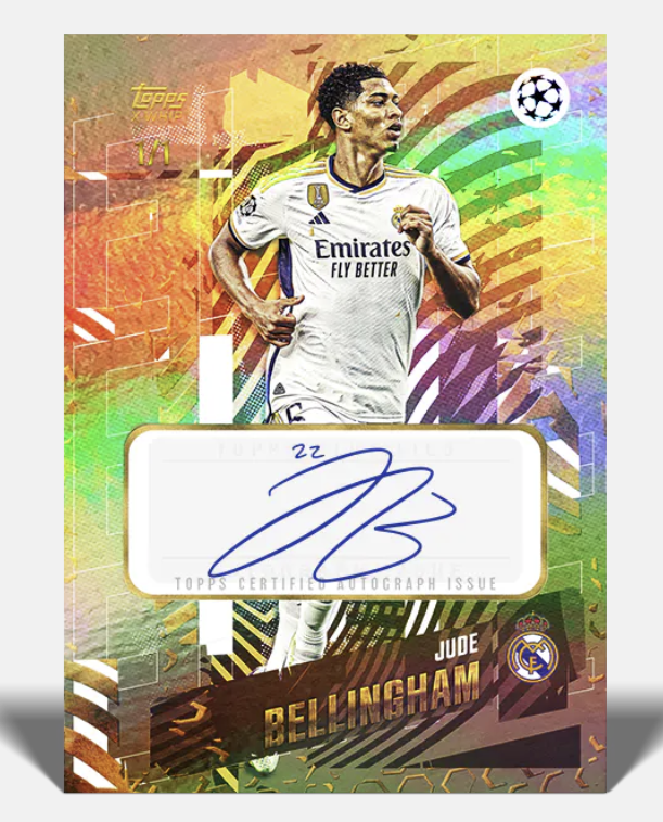2023-24 Topps Gold UEFA Club Competitions Soccer Hobby Box