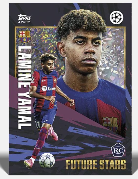 2023-24 Topps Gold UEFA Club Competitions Soccer Hobby Box