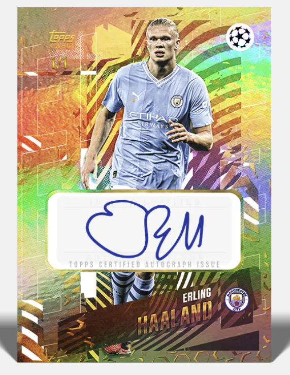 2023-24 Topps Gold UEFA Club Competitions Soccer Hobby Box
