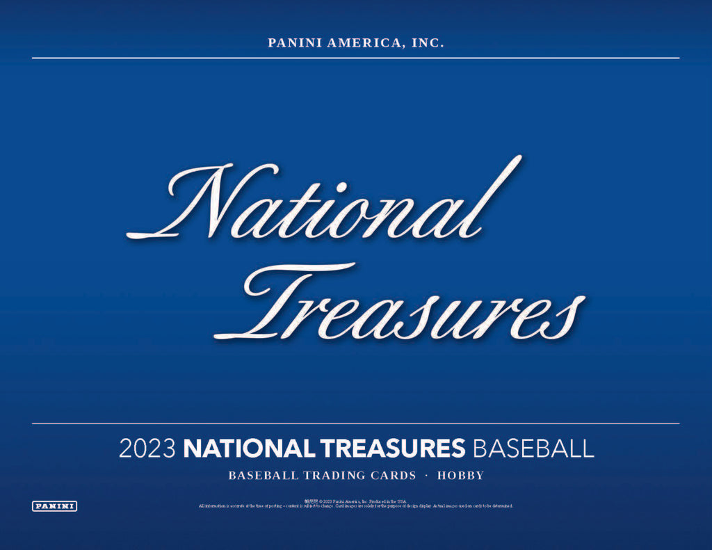 2023 Panini National Treasures Baseball Hobby (4-Box Case)