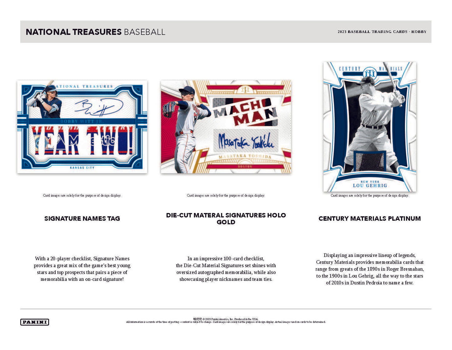 2023 Panini National Treasures Baseball Hobby (4-Box Case)