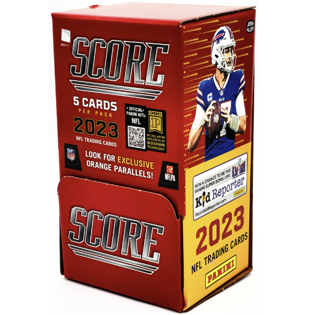 2023 Panini Score Football Valve Gravity Feed Box