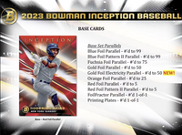 2023 Bowman Inception Baseball Hobby Box