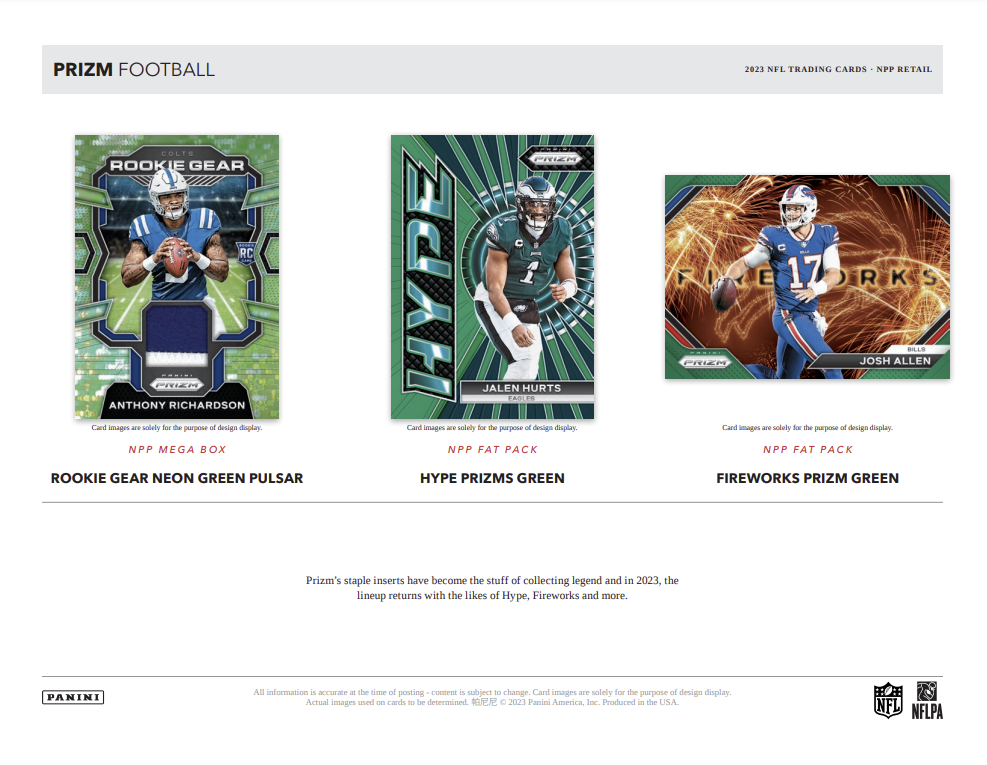 2023 Panini Prizm Football Blaster