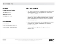 2023 Panini Chronicles UFC Hobby