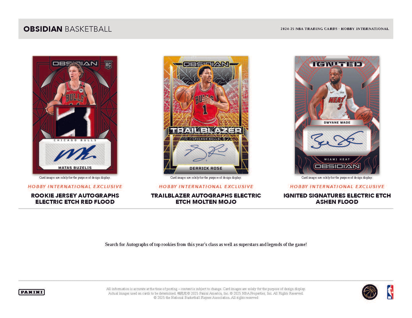 2024-25 Panini Obsidian basketball International Box