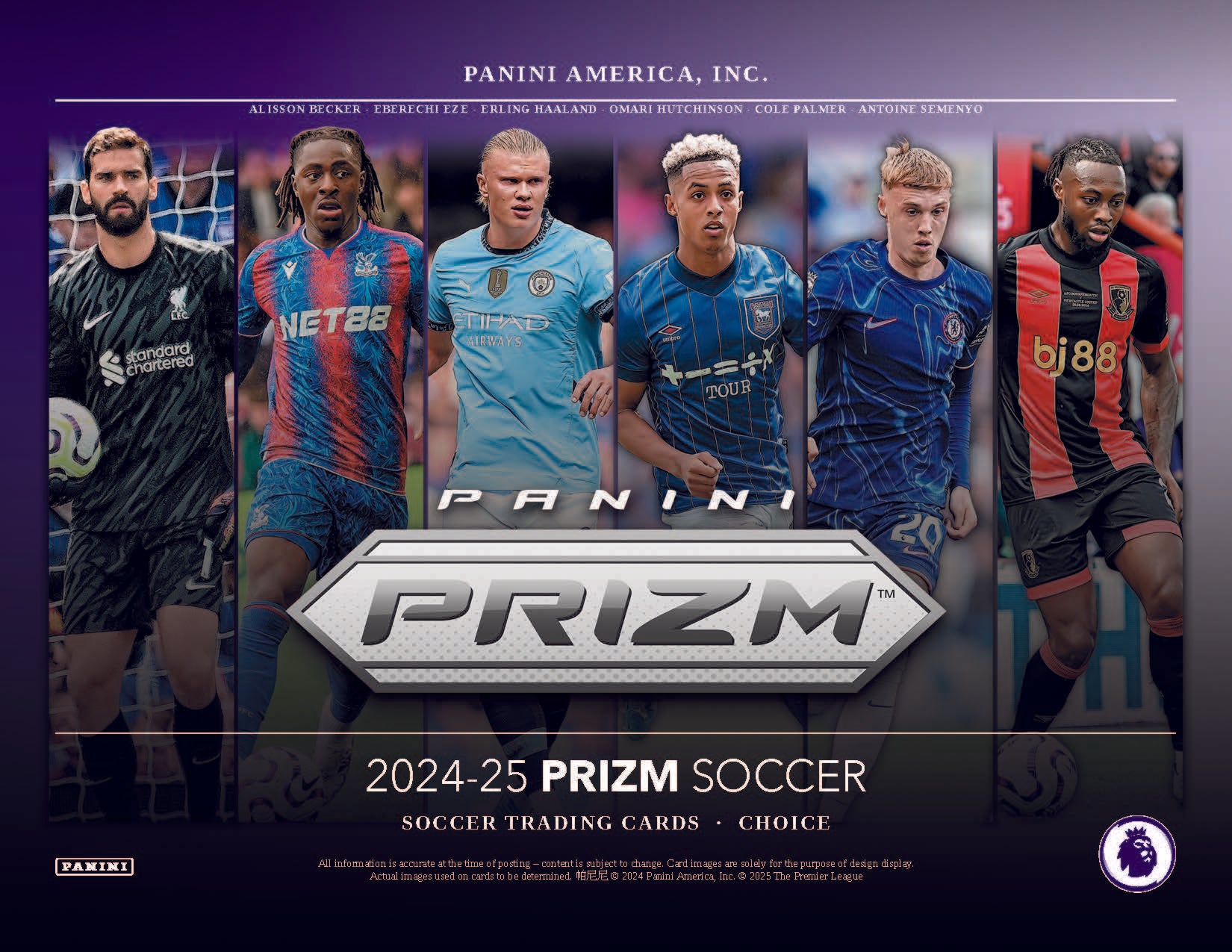 2024-25 Panini Prizm Premier League EPL Soccer Choice Box