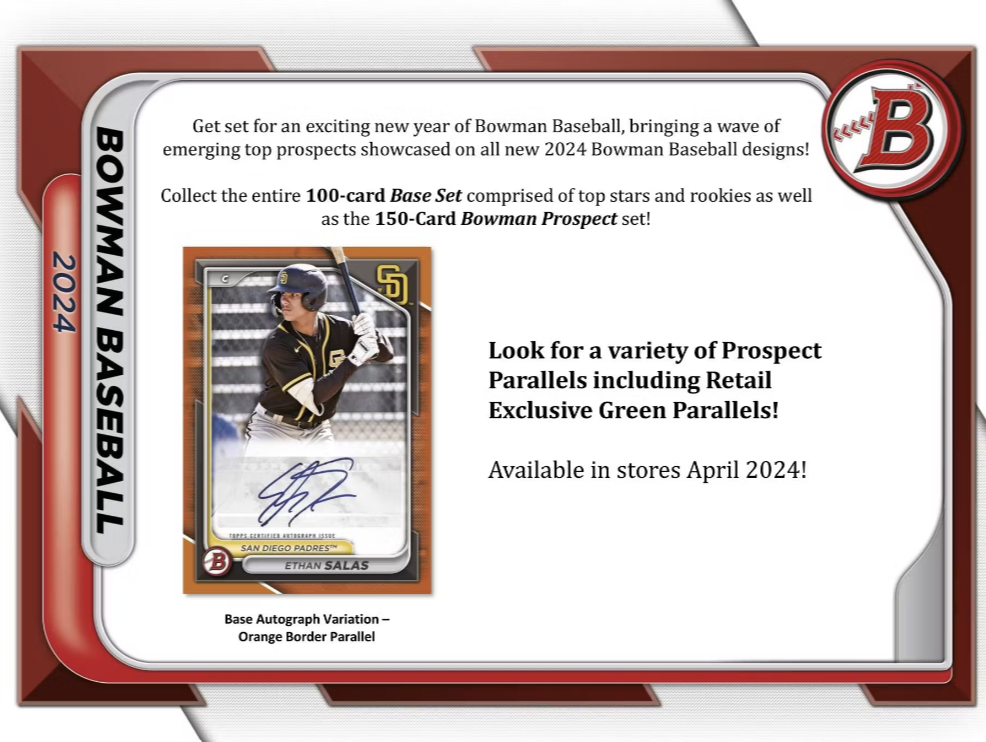 2024 Bowman Baseball Value Box