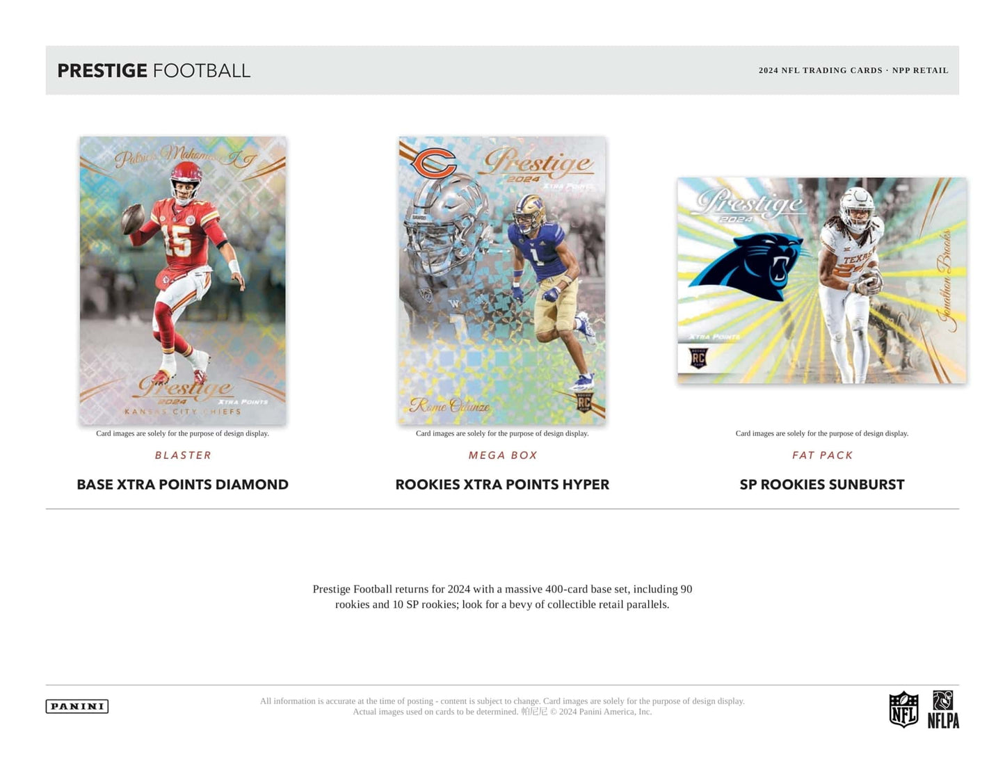 2024 Panini Prestige Football Mega Box