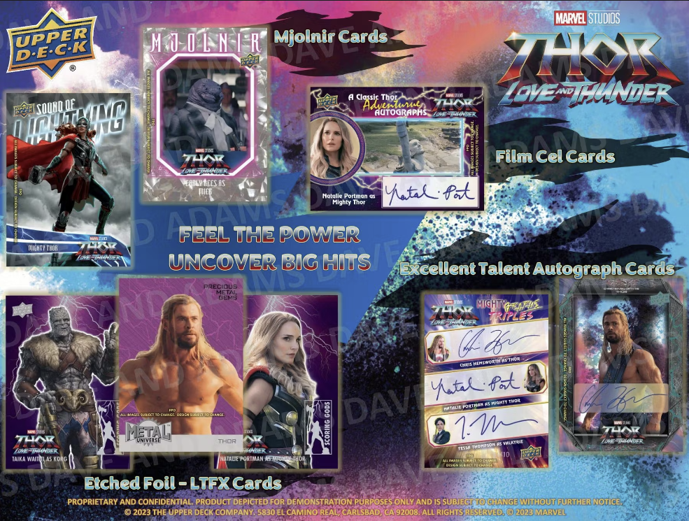 Marvel Studios Thor Love and Thunder Trading Cards Hobby Box (Upper Deck 2024)