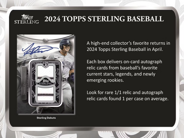 2024 Topps Sterling Baseball Hobby