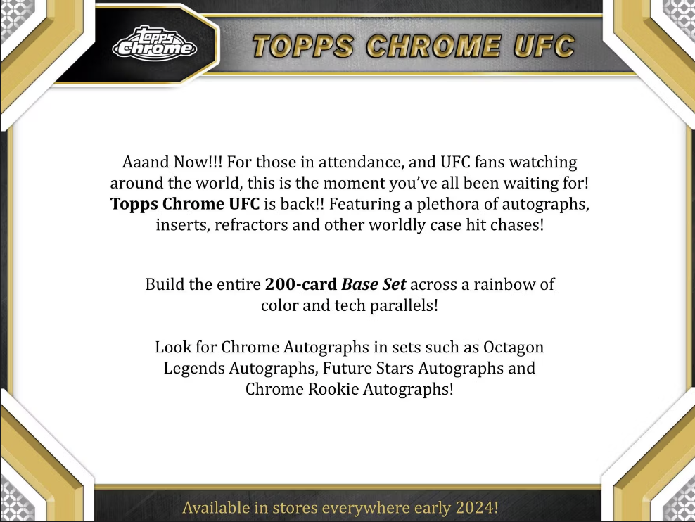 2024 Topps Chrome UFC Value Box