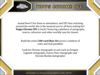 2024 Topps Chrome UFC Value Box