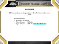 2024 Topps Chrome UFC Value Box