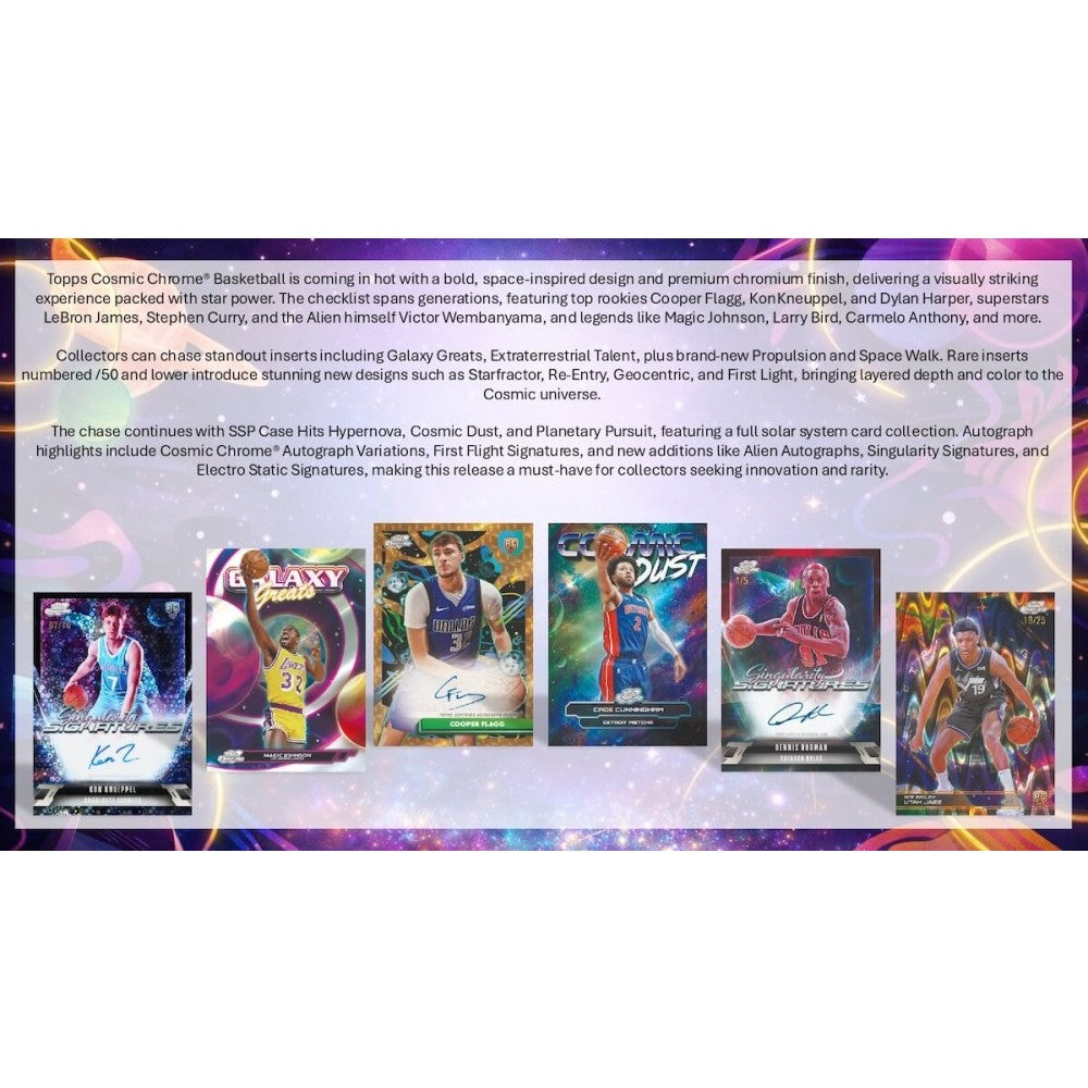 2025-26 Topps Cosmic Chrome Basketball Hobby Box